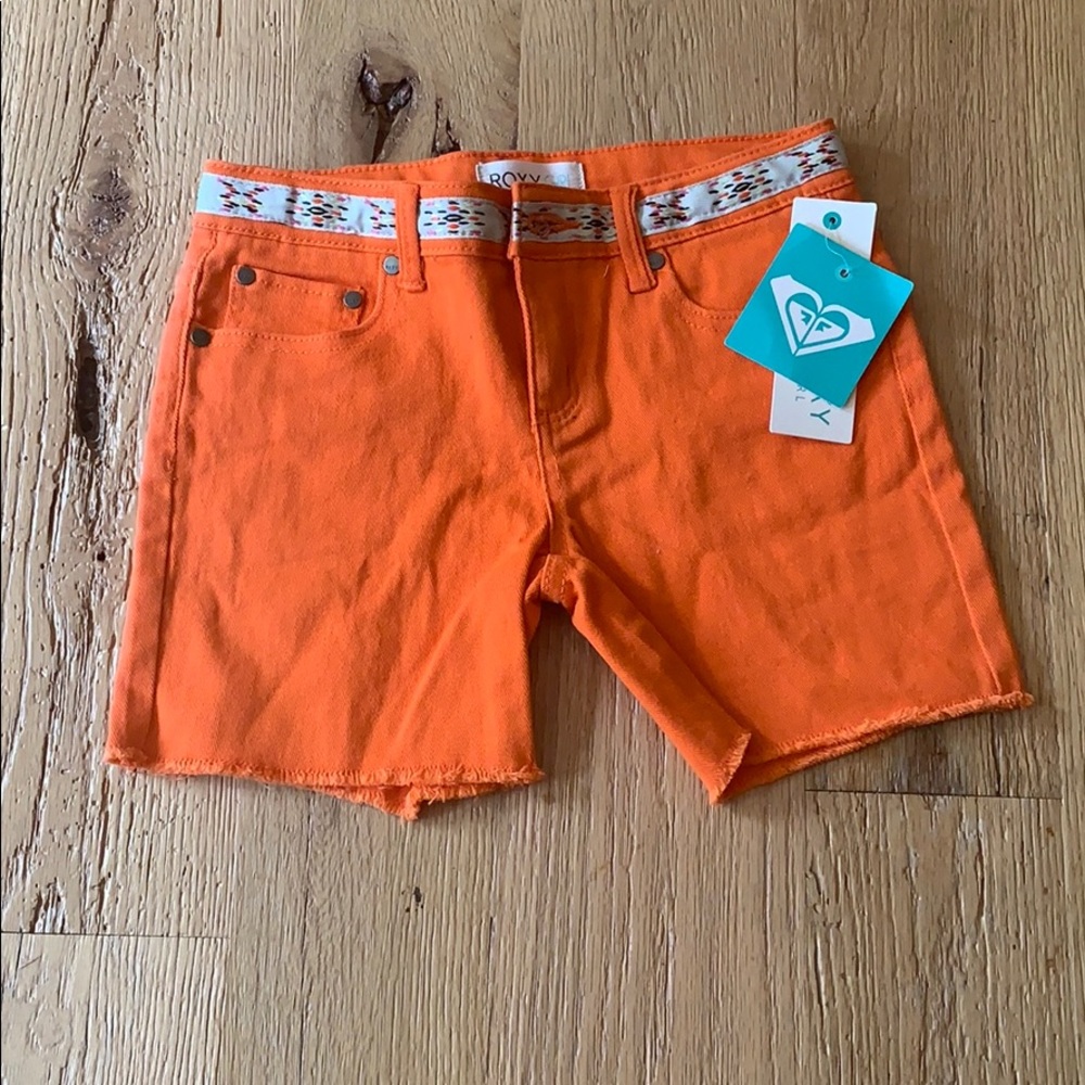 Roxy girl jean shorts kids size 10